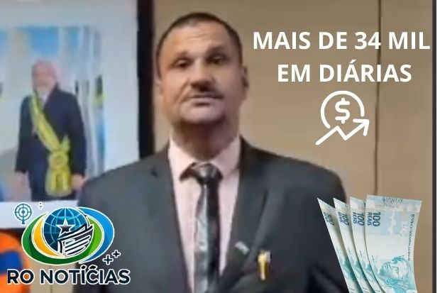 Nova Brasilândia: Prefeito Ginão gasta mais de R$ 34 mil em diárias em uma única viagem!