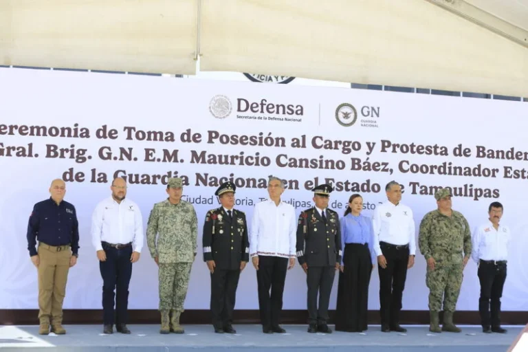 Reconoce Américo labor de la Guardia Nacional en Tamaulipas; atestigua llegada del nuevo coordinador estatal 