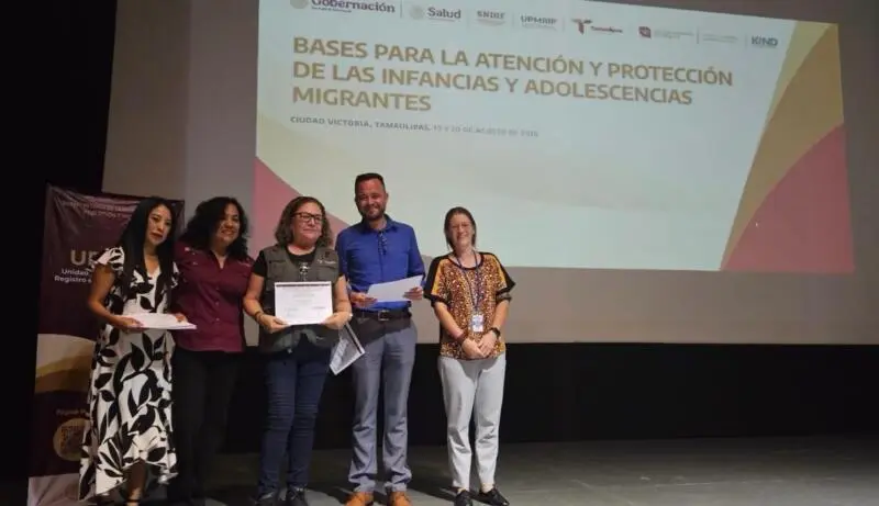Es Tamaulipas, referente nacional en capacitación para la protección de la niñez migrante