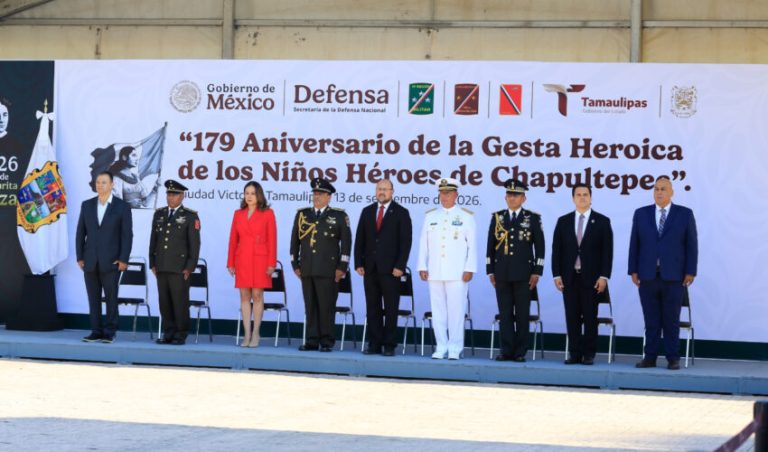 Conmemora Tamaulipas gesta heroica de los Niños Héroes de Chapultepec
