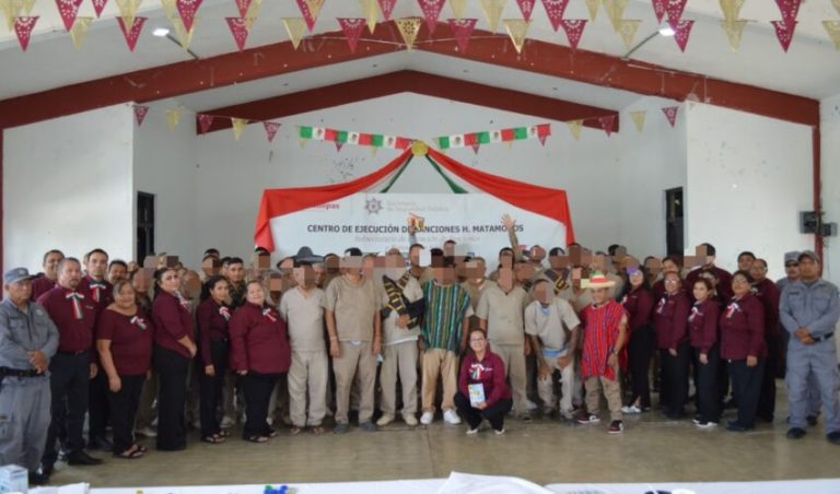 Fomentan CEDES de Tamaulipas el valor del patriotismo y la sana convivencia con verbena patria