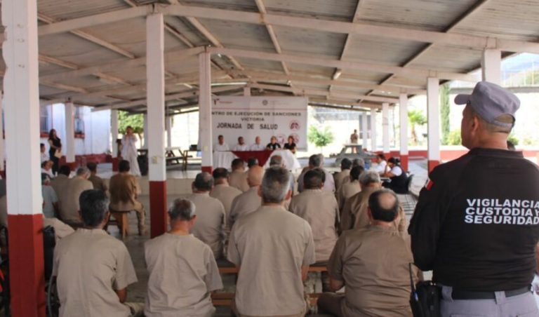 Realiza CEDES Victoria brigada de salud integral a personas privadas de la libertad
