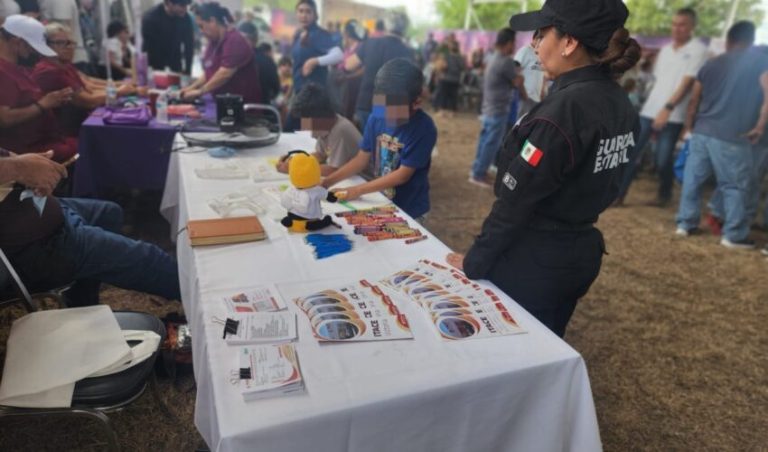 Acerca Guardia Estatal sus servicios a las familias de Jiménez a través de la Brigada Transformando Familias del DIF Tamaulipas