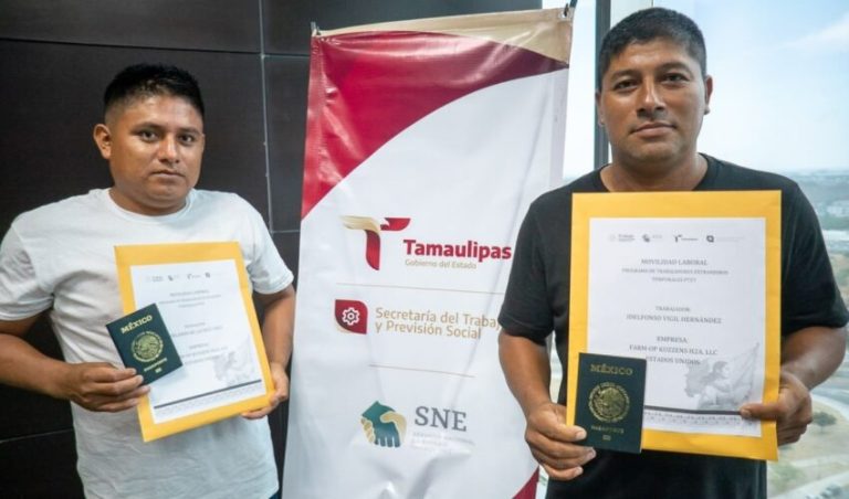 Fortalece Tamaulipas vinculación laboral con más de 700 trabajadores colocados en el extranjero