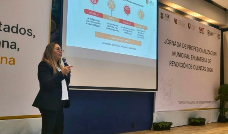 Realizan Jornada de Profesionalización Municipal en materia de Rendición de Cuentas, en Tampico