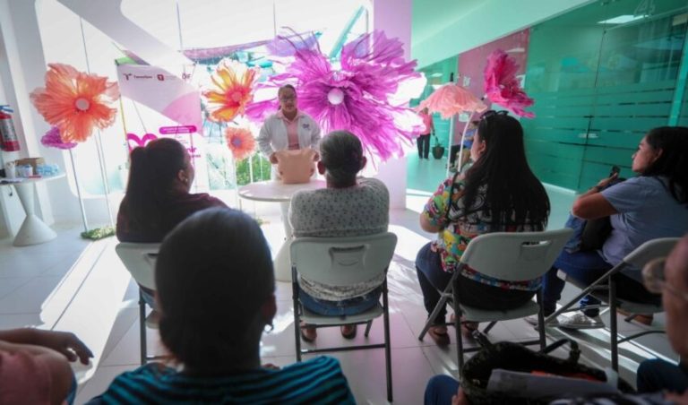 Inicia DIF Tamaulipas campaña “Observa, Toca y Acciona” para prevenir el cáncer en la mujer