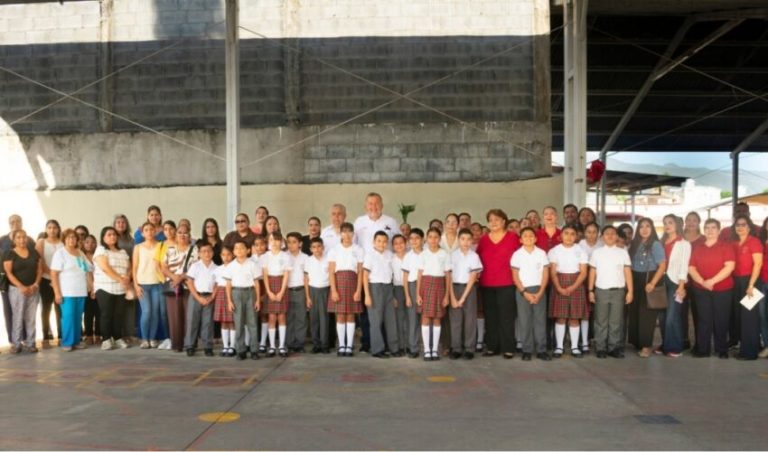 Inicia ITIFE construcción de biblioteca en Escuela Primaria Juana de Asbaje y Ramírez, en Ciudad Victoria