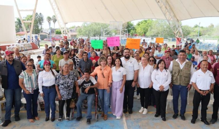 Entrega SEBIEN apoyos sociales en San Fernando