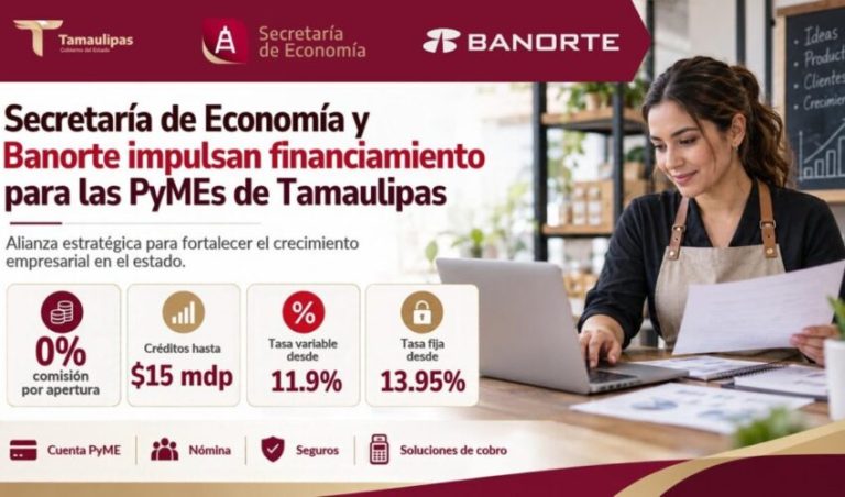 Secretaría de Economía y Banorte impulsan el financiamiento para las PyMEs de Tamaulipas