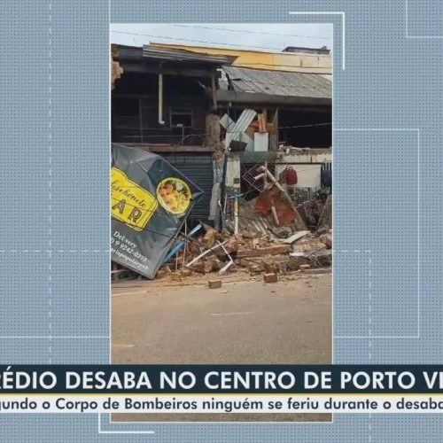 Laudo aponta que a falta de manutenção causou o desabamento da estrutura de prédio em Porto Velho