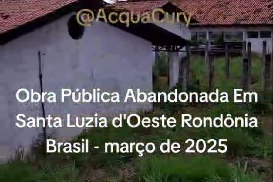 Obra Fantasma: Prefeitura de Santa Luzia Deixa Construção Abandonada por Anos e Caso Ganha Repercussão nas Redes Sociais