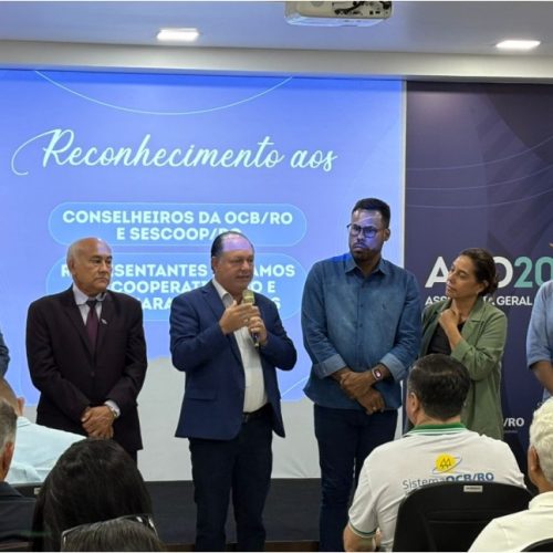 Deputado Pedro Fernandes prestigia posse da nova diretoria da OCB-RO e reforça apoio ao cooperativismo em Rondônia