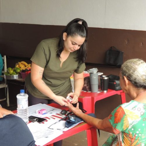 Equipe de Estratégia Saúde da Família Jardim tropical desenvolveu a ação de Hiperdia no estádio municipal Cassolão