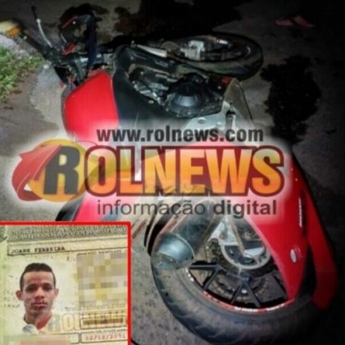 Identificado – Transportando drogas, jovem de São Felipe morre em acidente na RO-010 próximo à Rolim de Moura