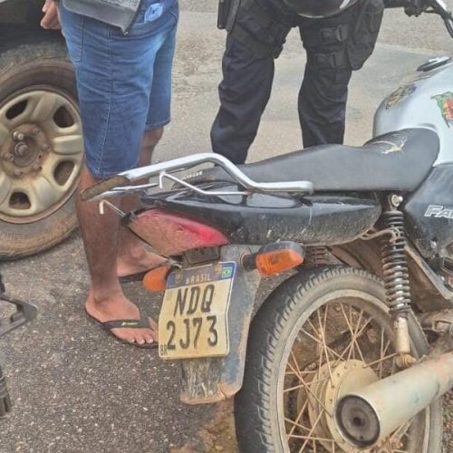 Denúncia Anônima Leva PM a Recuperar Moto Furtada e Prender Homem em Nova Brasilândia D’Oeste